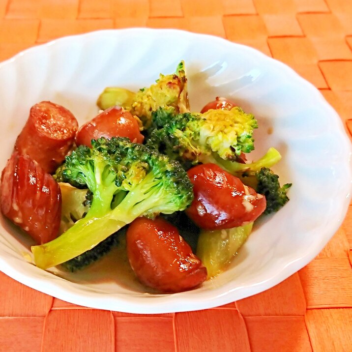 お弁当に ブロッコリーとウインナーのマヨ醤油炒め レシピ 作り方 By メリッコ 楽天レシピ